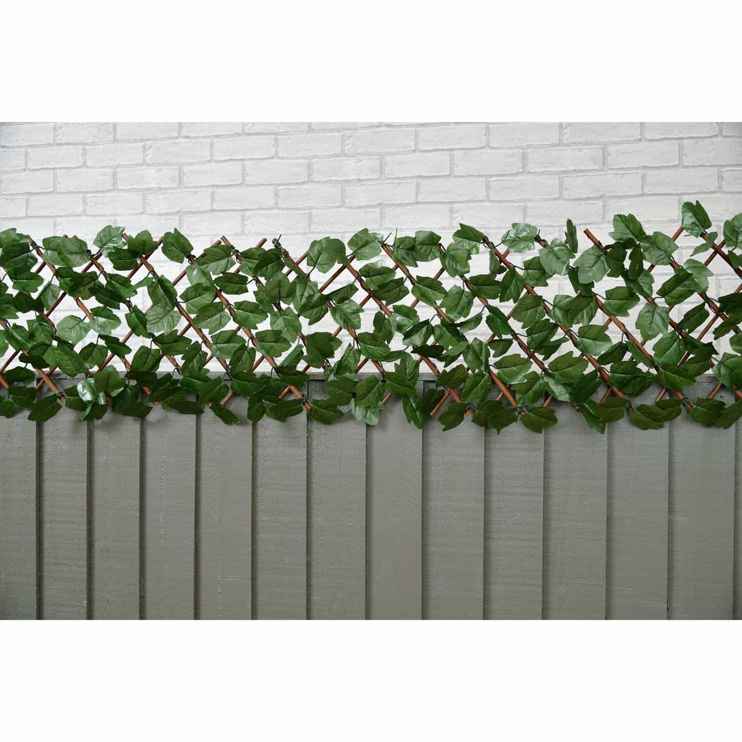 Artificial Ivy Leaf Screening Trellis Hedge Garden Fence Wall Balcony Privacy