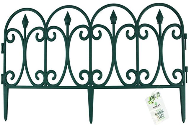 Flexible Garden Lawn Edging Plastic Wall Panel Decorative Plant Fence Green UK