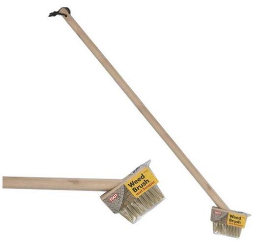 Moss Removal Deck Crevice Cleaning Tool- 2 Paver Brushes Tool for Weeding  Between Pavers, Wire Brush with Weed Hook, Deck Cleaner, Crack Weeder,  Patio