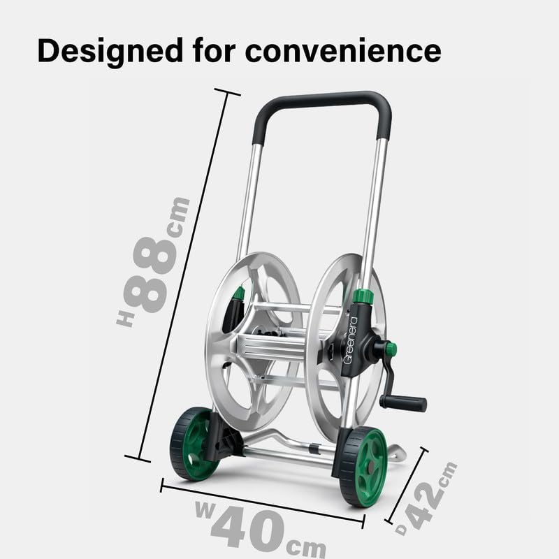Metal Hose Reel Cart for 1/2