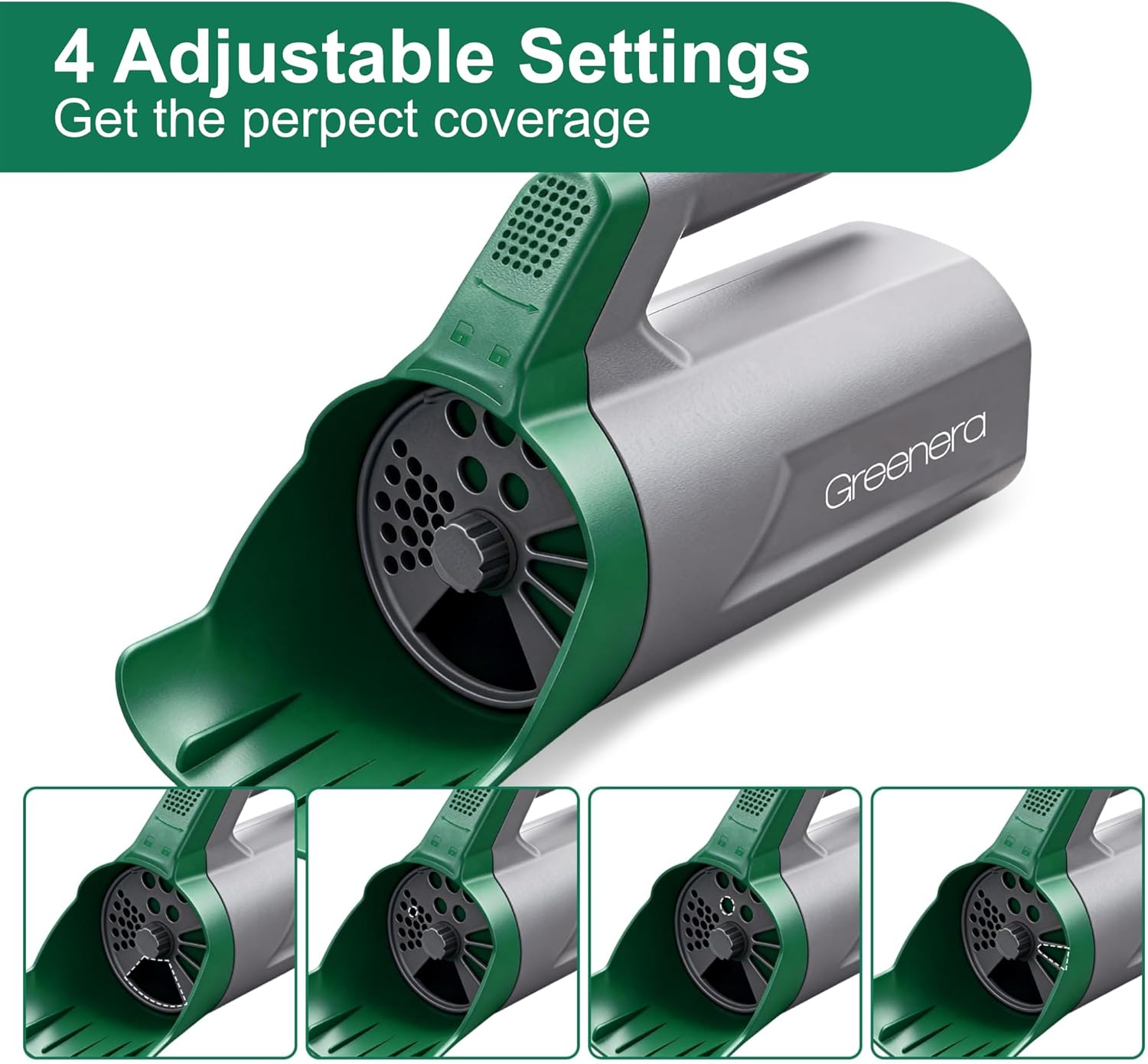 1L Handheld Grass Seed Salt Spreader Mini Lawn Feed Seeder Applicator Multi Use