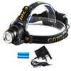 Goodyear Head Light Torch Lamp Headlamp LED Rechargeable Flashlight 6000LM