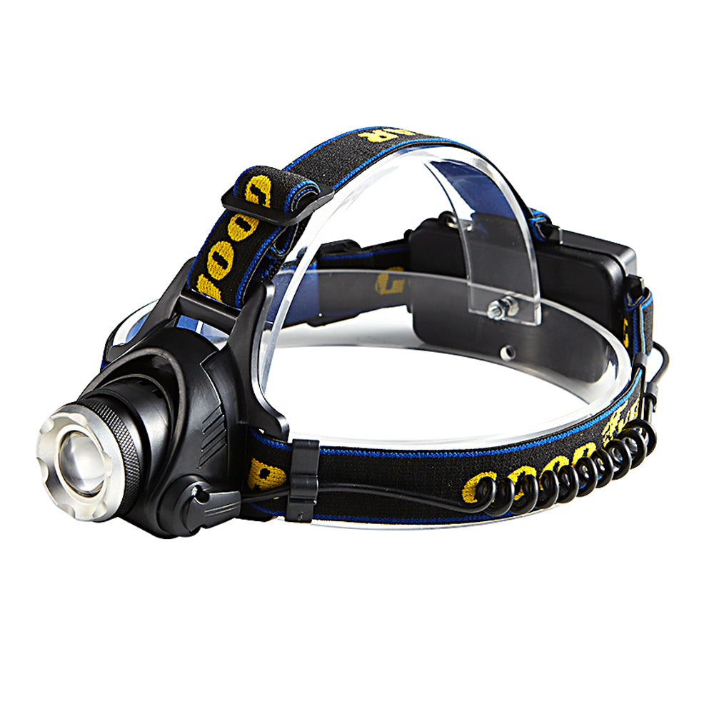 Goodyear Head Light Torch Lamp Headlamp LED Rechargeable Flashlight 6000LM