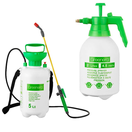 Garden Sprayer Pressure Hand Pump Action with Adjustable Nozzle Weed Insecticide