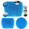 Pressure Relief Gel Honeycomb Seat Pad Back Support Chair Cushion Office Home