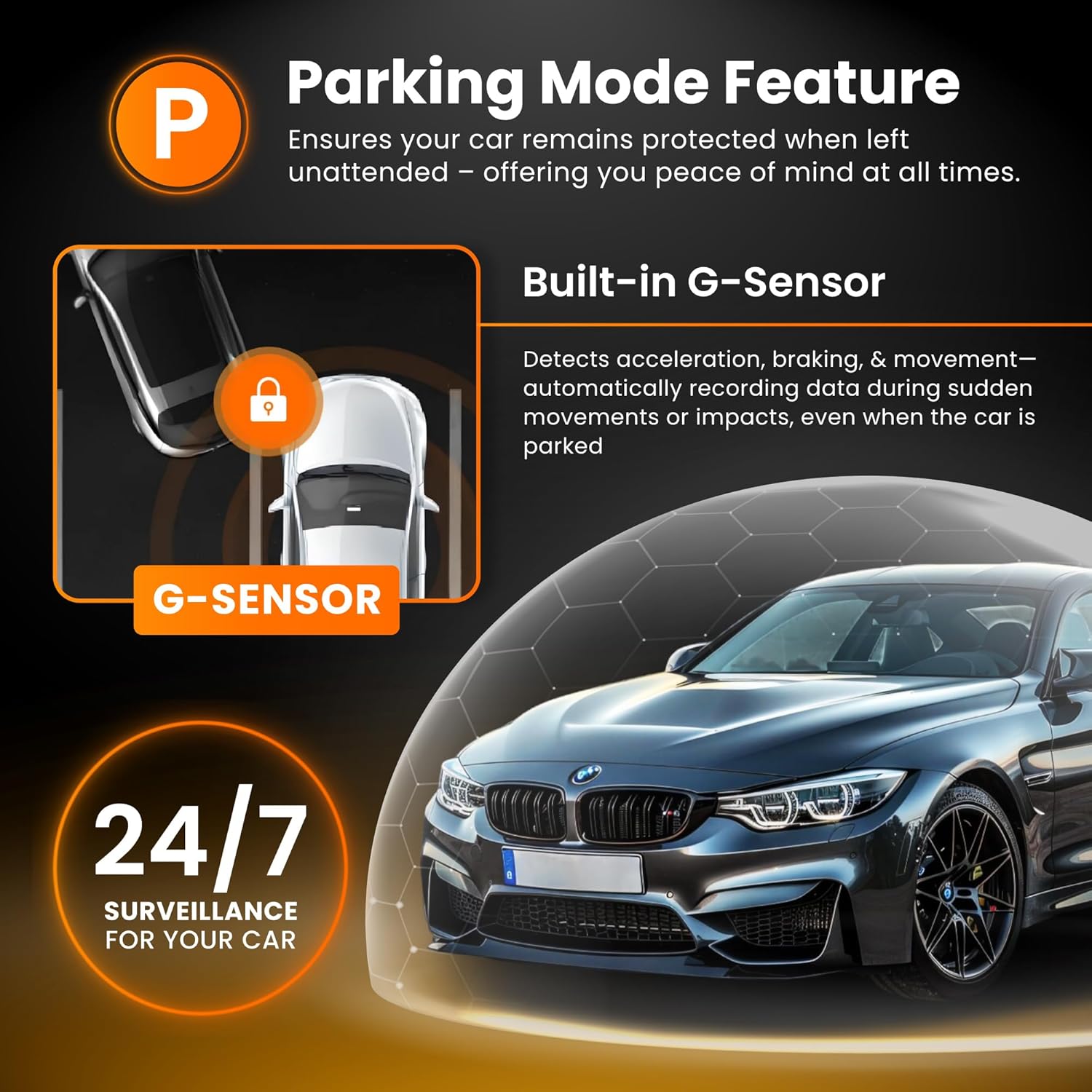 Road Angel Halo Spark 1080p HD Car Camera Dashcam Front Windshield Mounted Wi-Fi