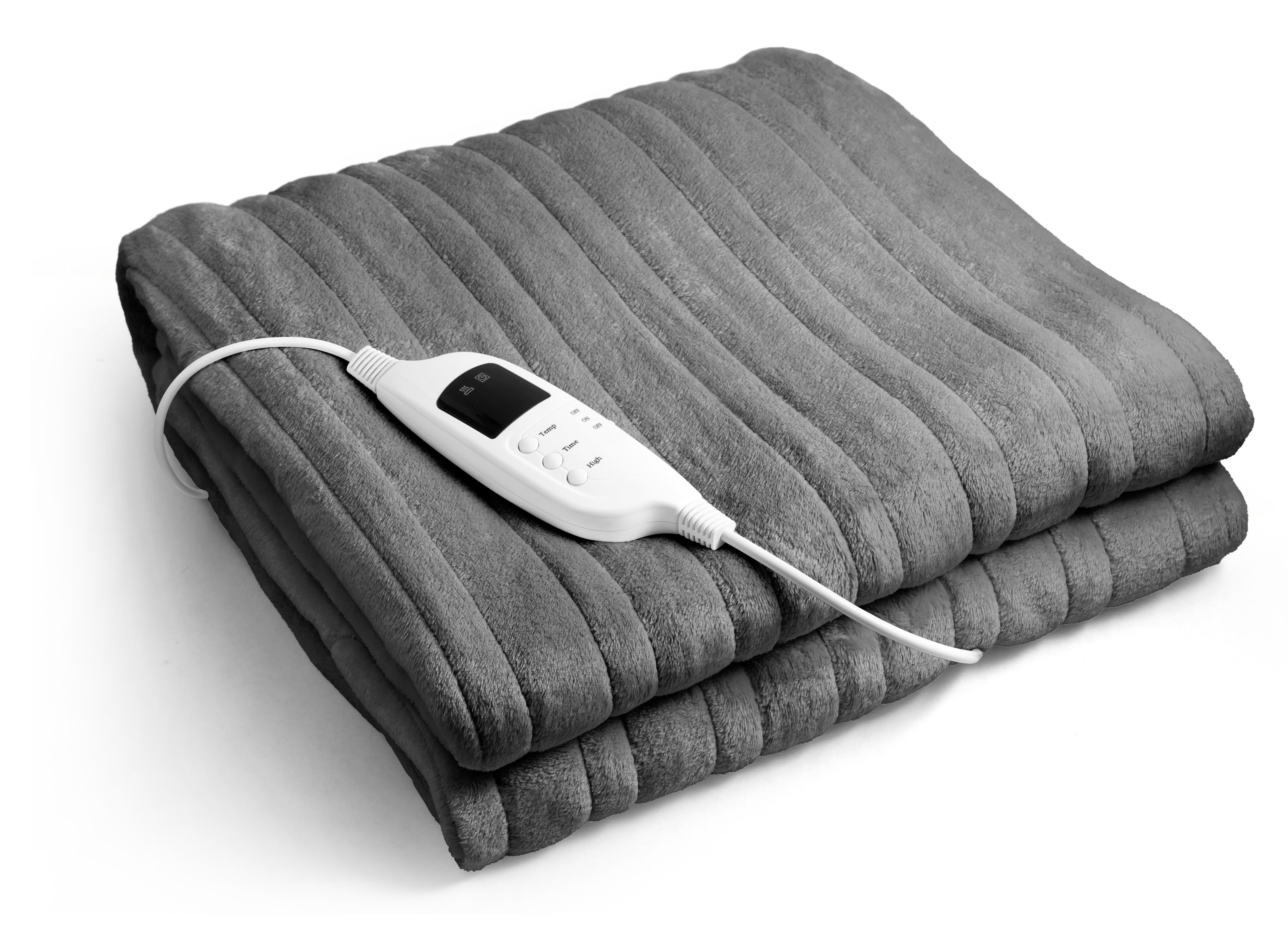 Extra Large Electric Heated Blanket Throw | Fast Heating | 9-Hours | Auto-Off