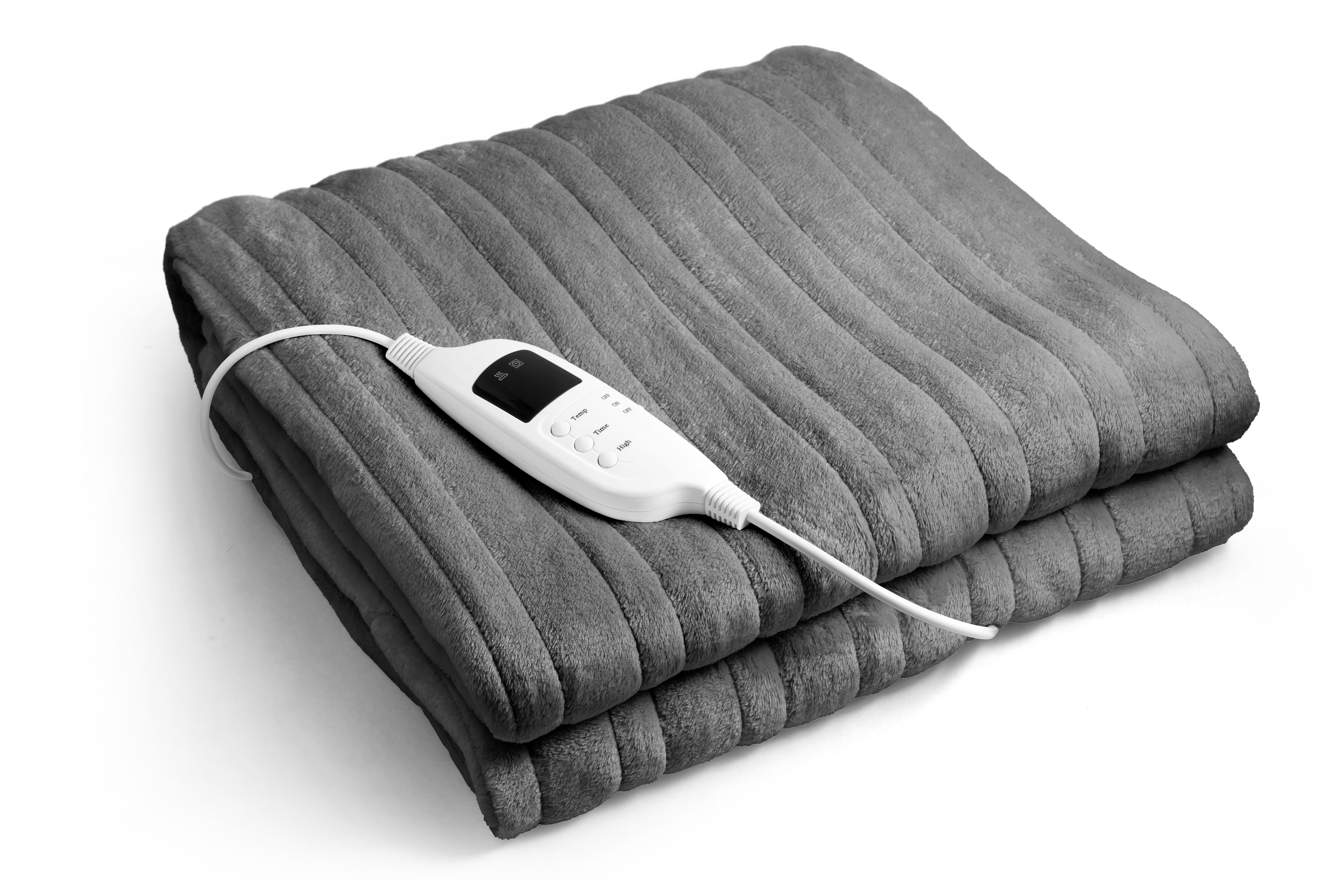 Extra Large Electric Heated Blanket Throw | Fast Heating | 9-Hours | Auto-Off