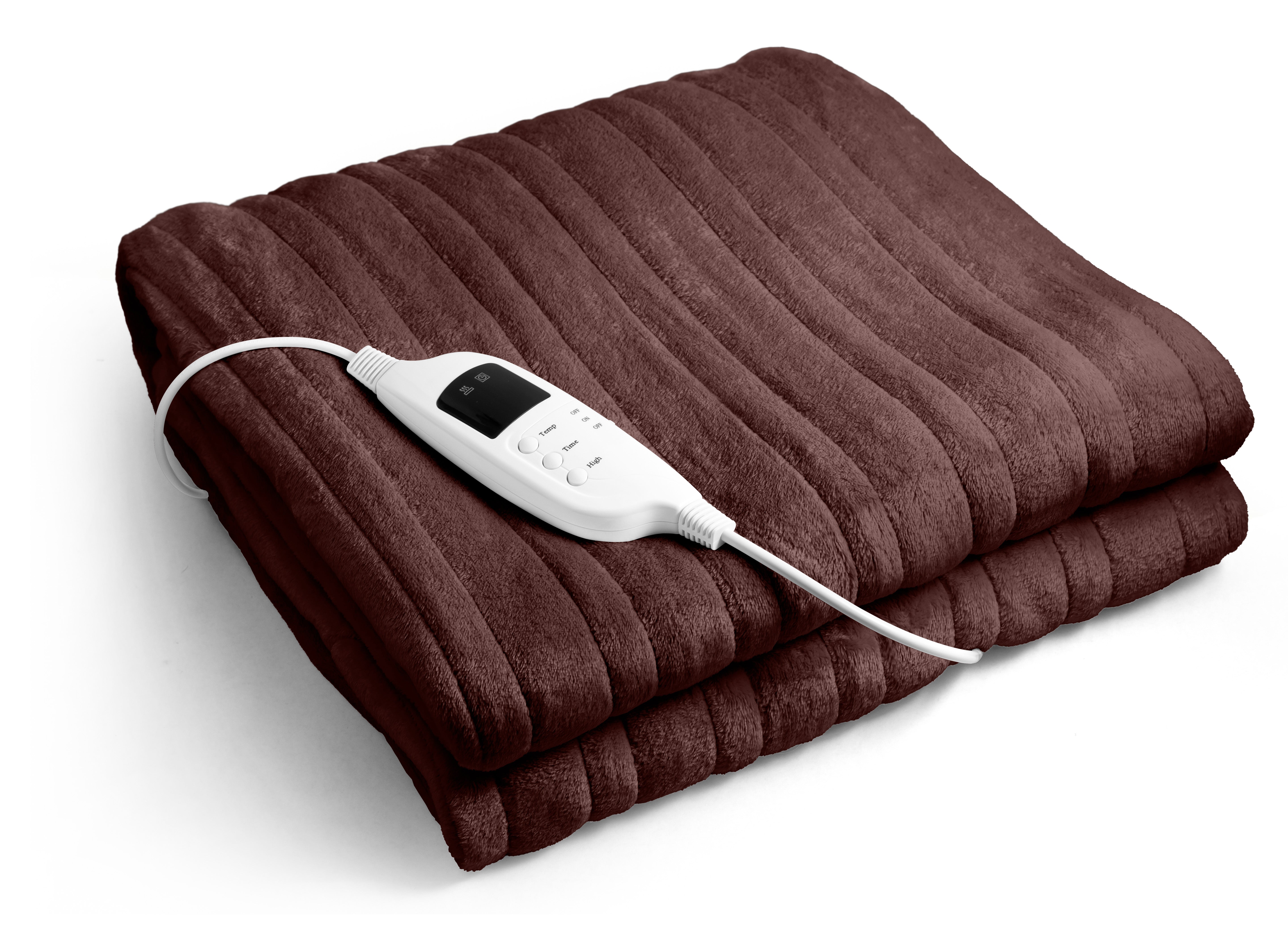 Extra Large Electric Heated Blanket Throw | Fast Heating | 9-Hours | Auto-Off