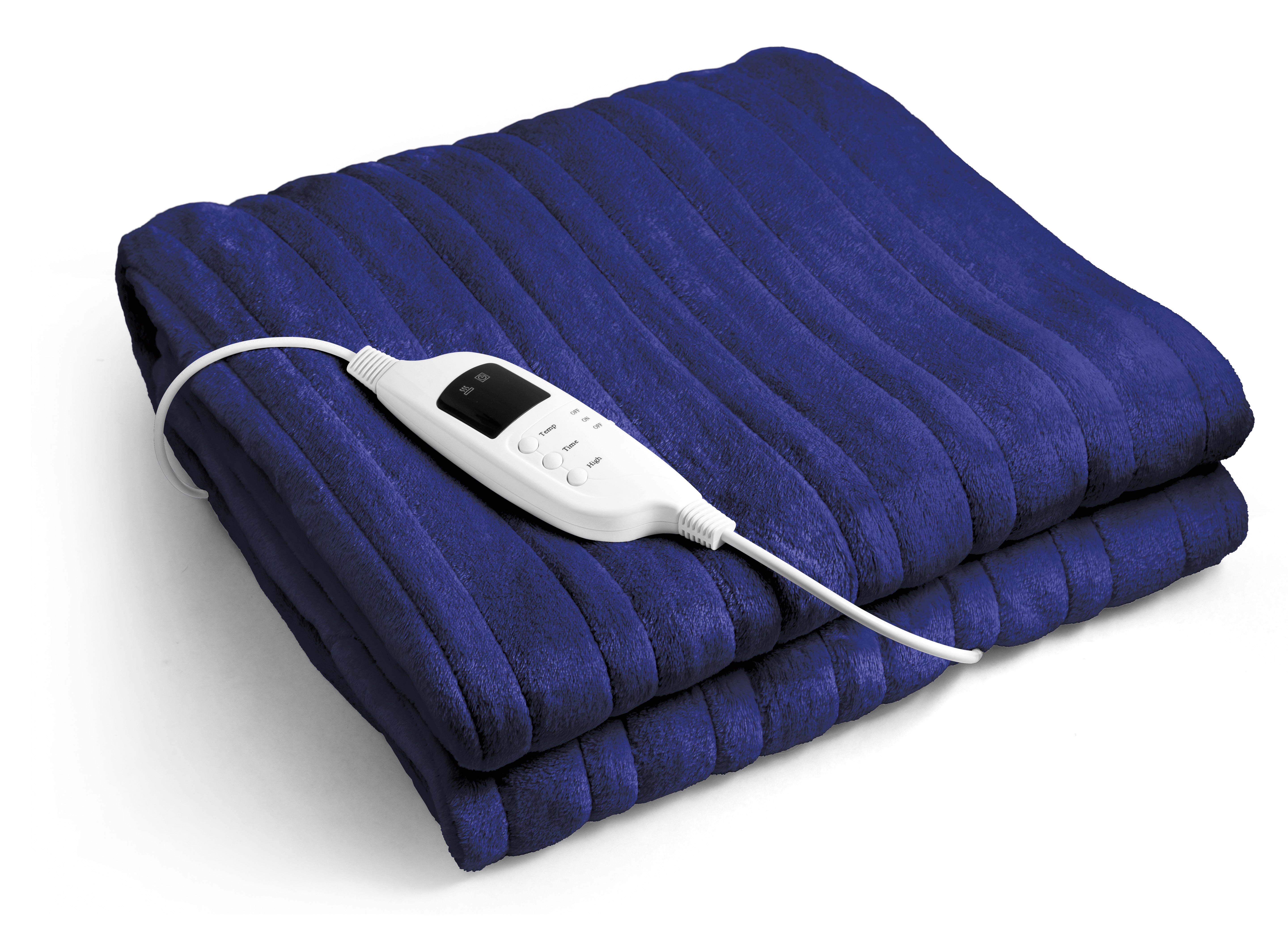 Extra Large Electric Heated Blanket Throw | Fast Heating | 9-Hours | Auto-Off