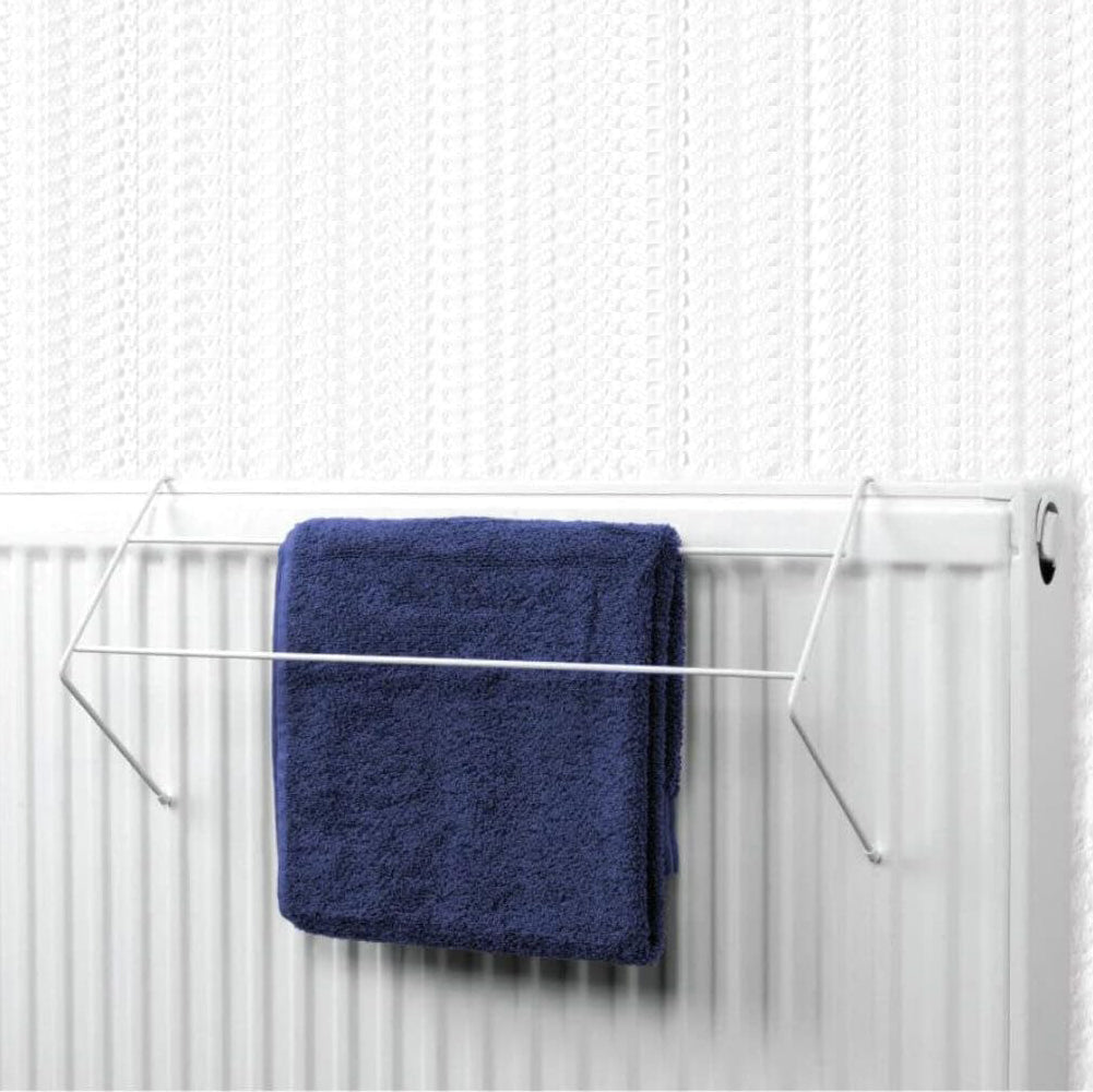 3 Pack Radiator Airer Dryer Clothes  Laundry Drying Rack Rail 2 Bar Towel Holder