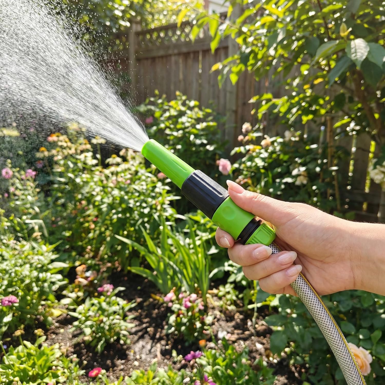 Garden Hose Connector Set Nozzle Hose Pipe End Quick Male Connector Waterstop