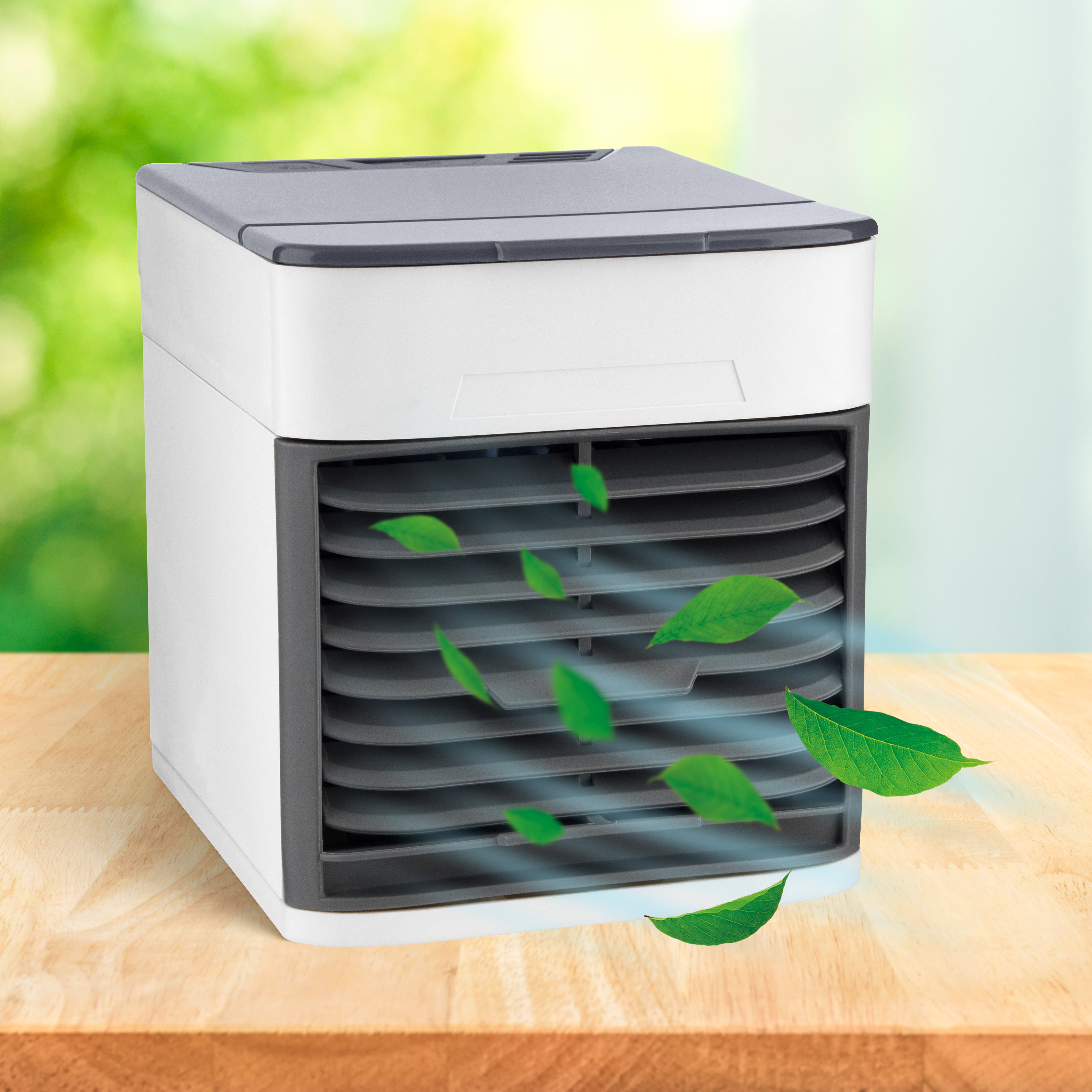 Mini Air Cooler Fan Portable Conditioner Humidifier Purifier & USB Room Cooling.