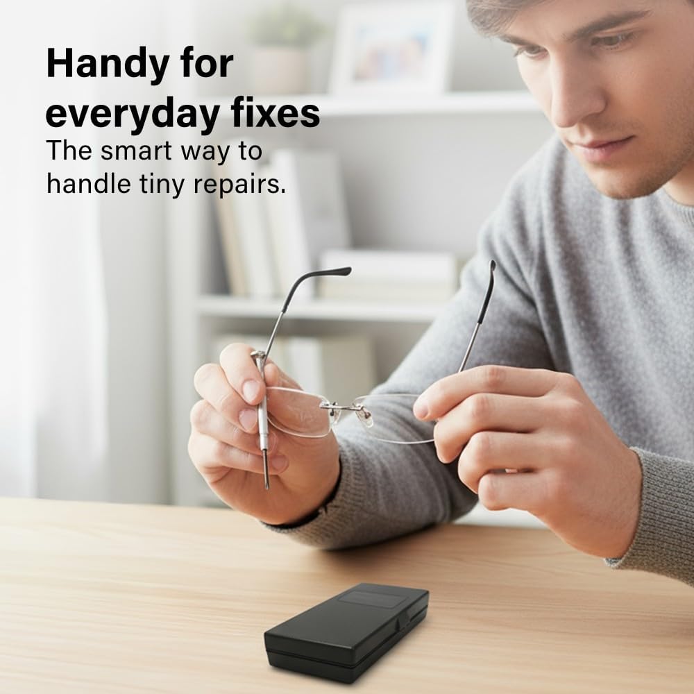 11pc Precision Magnetic Screwdriver Set Mini Repair Kit for Glasses Watch Phone