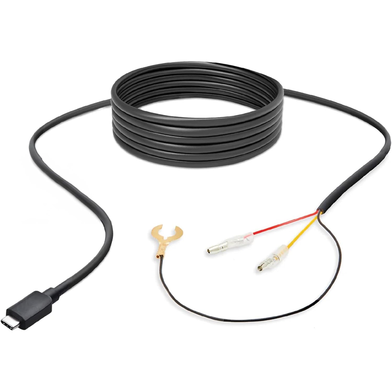 Road Angel Halo 12V Hardwire Dash Cam 2-in-1 Hardwire Kit USB Type C & OBD 2