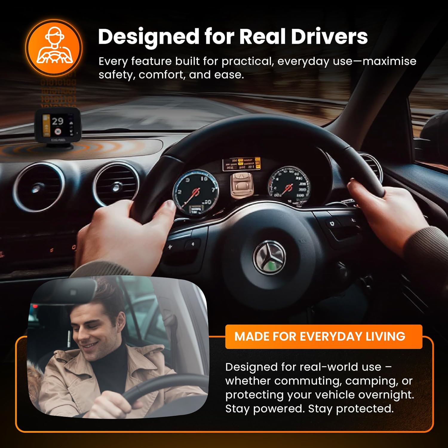Road Angel Halo 5V Hardwire Dash Cam 2-in-1 Hardwire Kit USB Type C & OBD 2