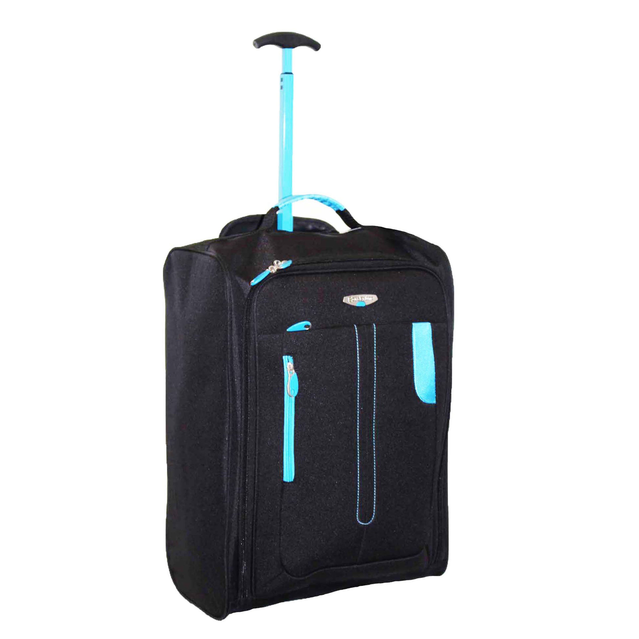 Cabin Carry On Soft Sided Hand Luggage Suitcase Approved Trolley Case 50 x 38cm