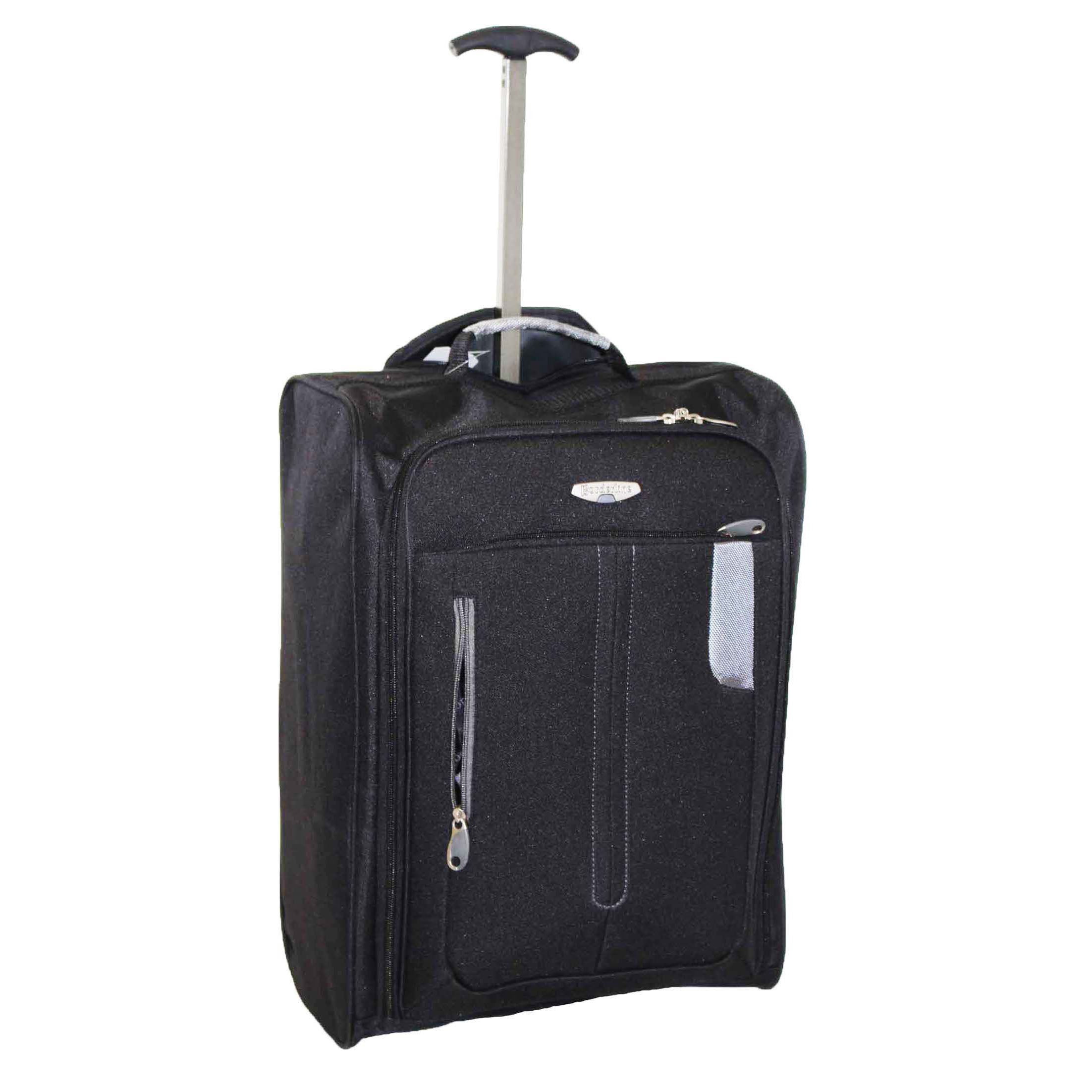 Cabin Carry On Soft Sided Hand Luggage Suitcase Approved Trolley Case 50 x 38cm