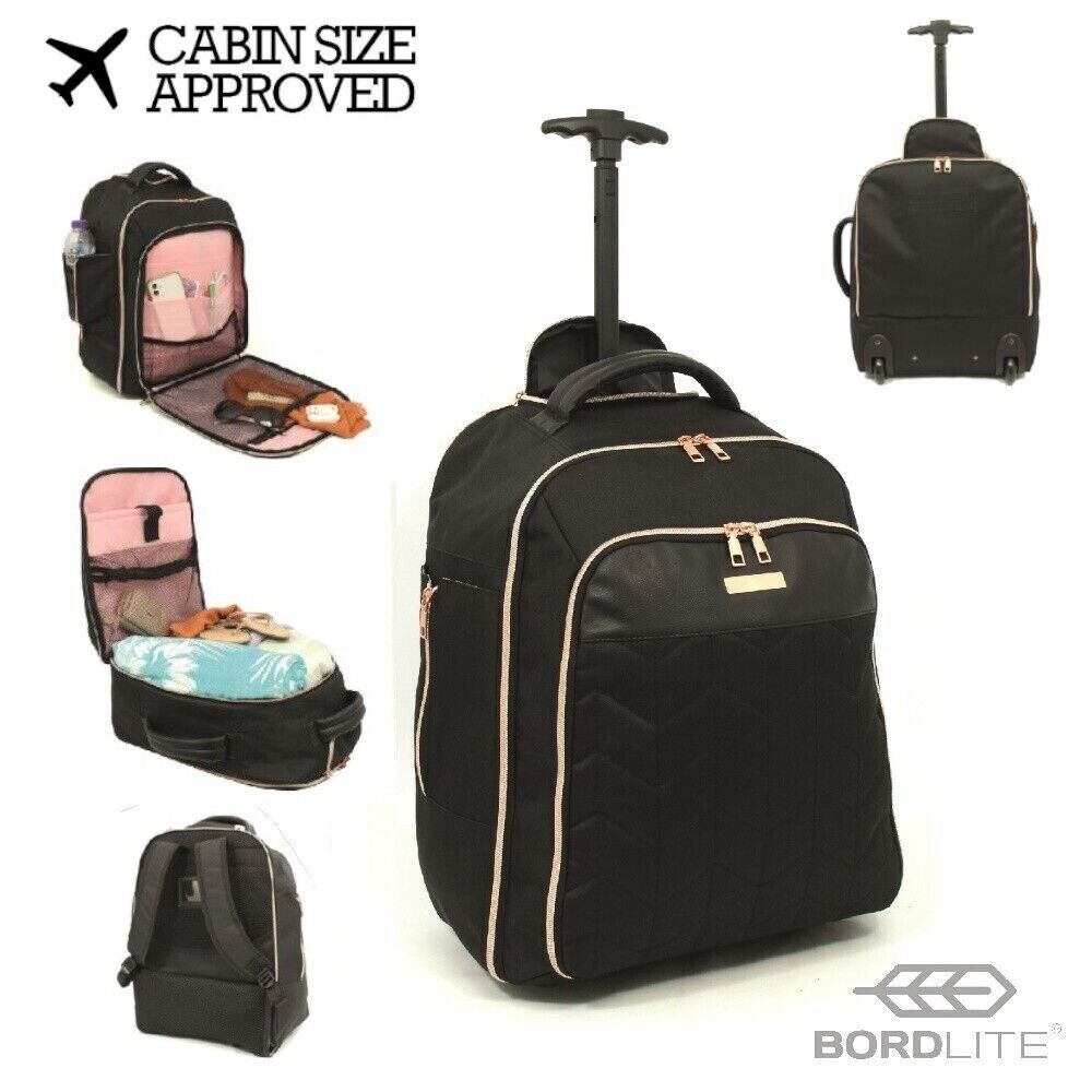 Ryanair Cabin Bag Under Seat 2 Wheel Suitcase Heavy Duty Trolley Bag Easy Jet