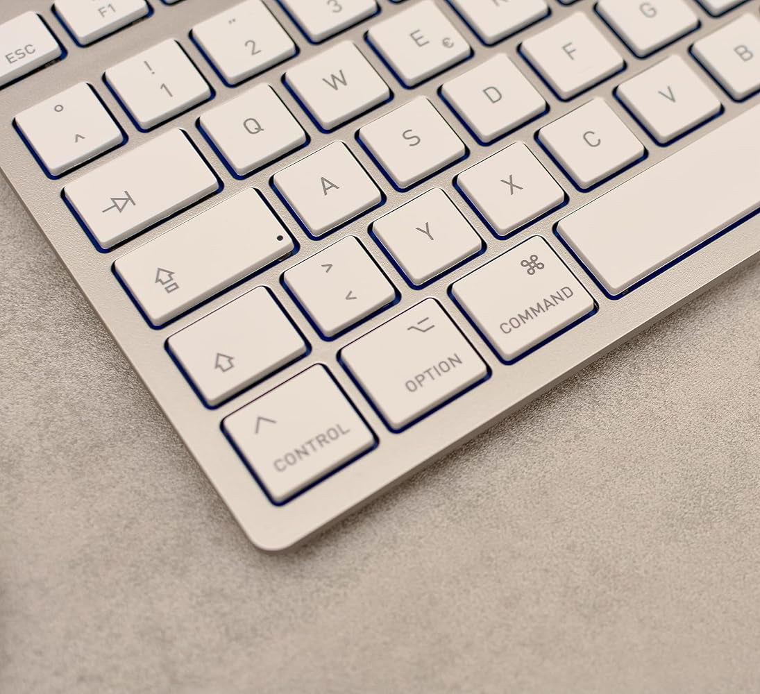 CHERRY USB-C Keyboard For MAC Laptop Wired Quite Key UK QWERTY Layout KC 6000C
