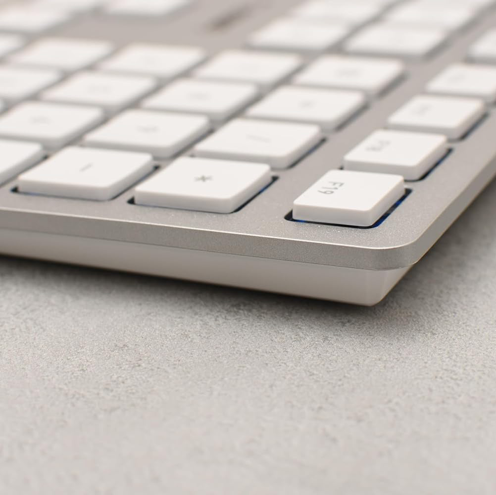 CHERRY USB-C Keyboard For MAC Laptop Wired Quite Key UK QWERTY Layout KC 6000C