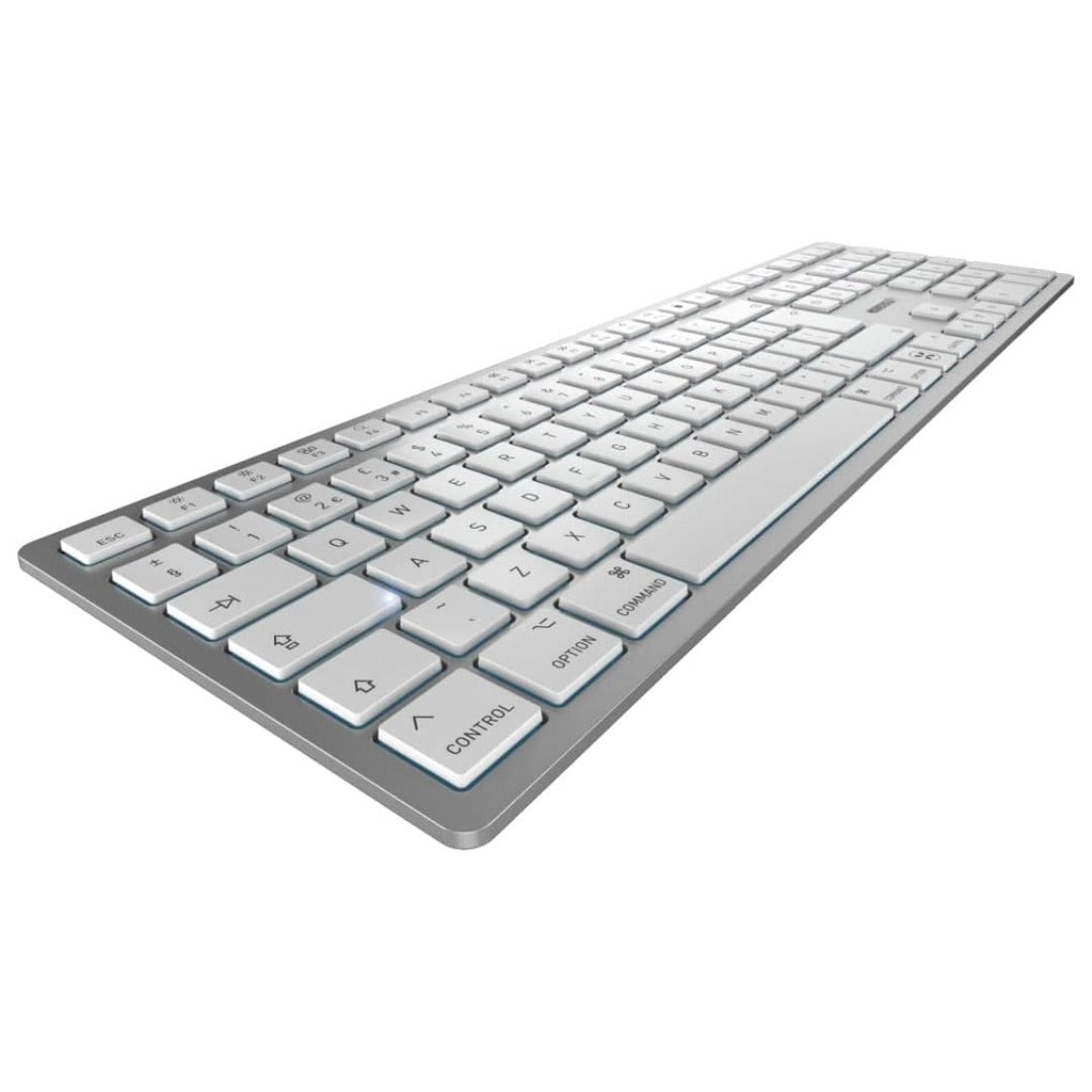 Cherry KW 9100 Slim Mac Wireless Keyboard QWERTY Bluetooth 2.4 GHz RF Flat Keys