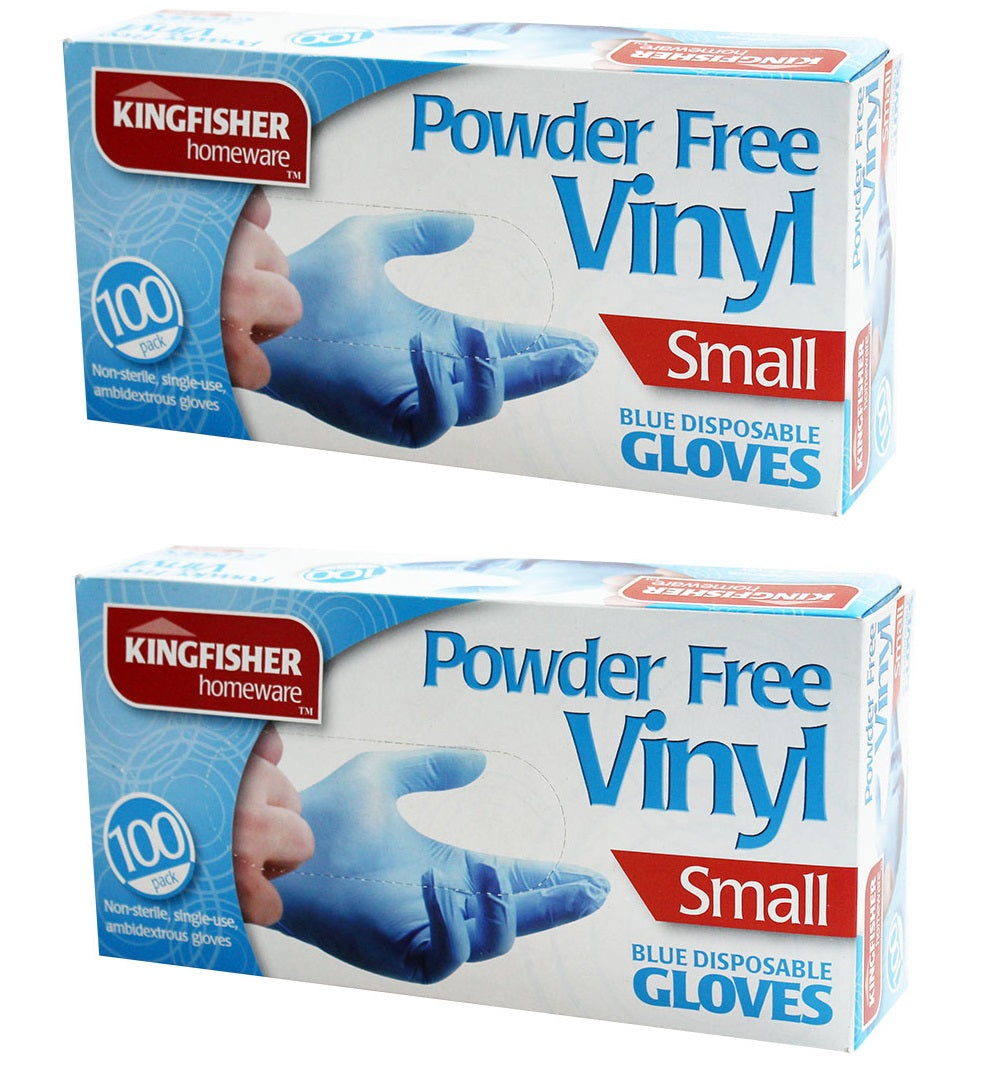 Vinyl Gloves Medical Protection Powder Free Germs Hygiene Virus Food Disposable