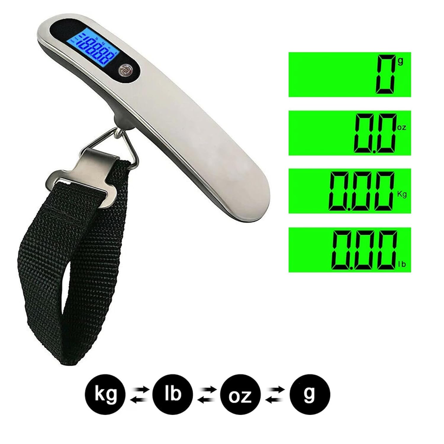 Luggage Scale Portable Digital Weight Travel Suitcase Electronic 110 Lb/50kg