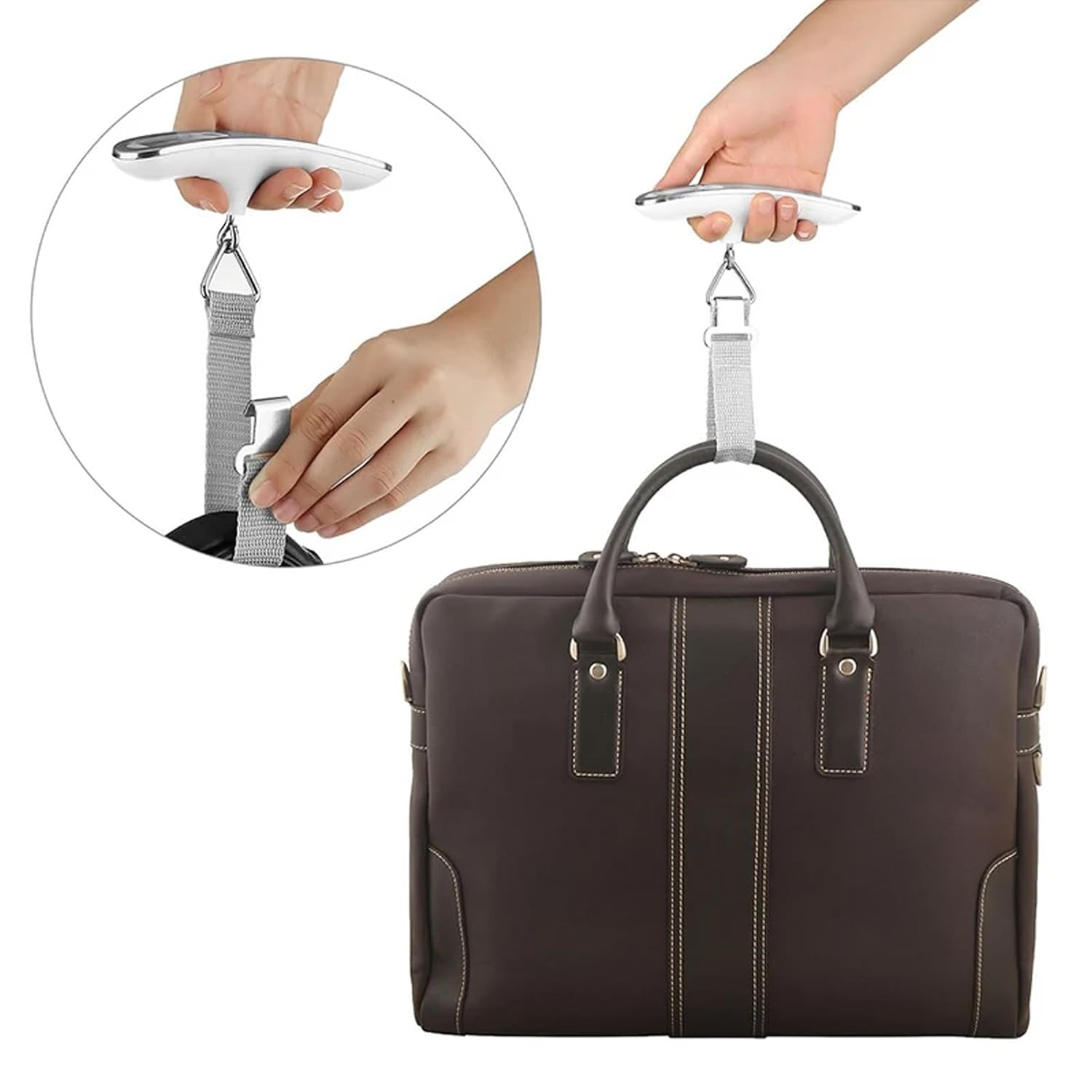 Luggage Scale Portable Digital Weight Travel Suitcase Electronic 110 Lb/50kg