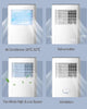 Portable Air Conditioner Unit 9000 BTU 4-in-1 Dehumidifier Cooling Fan 2 Speeds