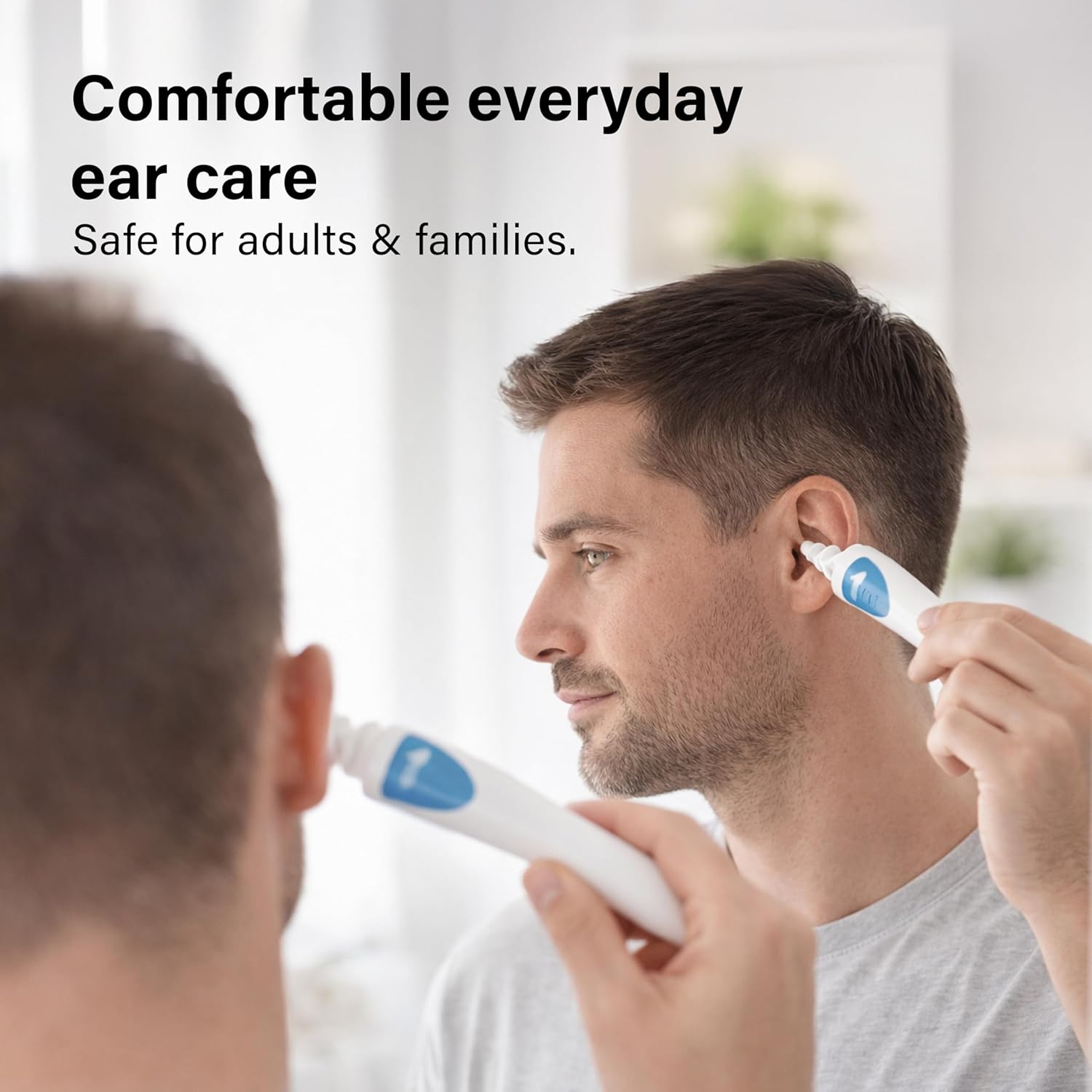 Spiral Ear Wax Cleaner Reusable Cleaning Tool with 16 Soft Silicone Rounded Tips