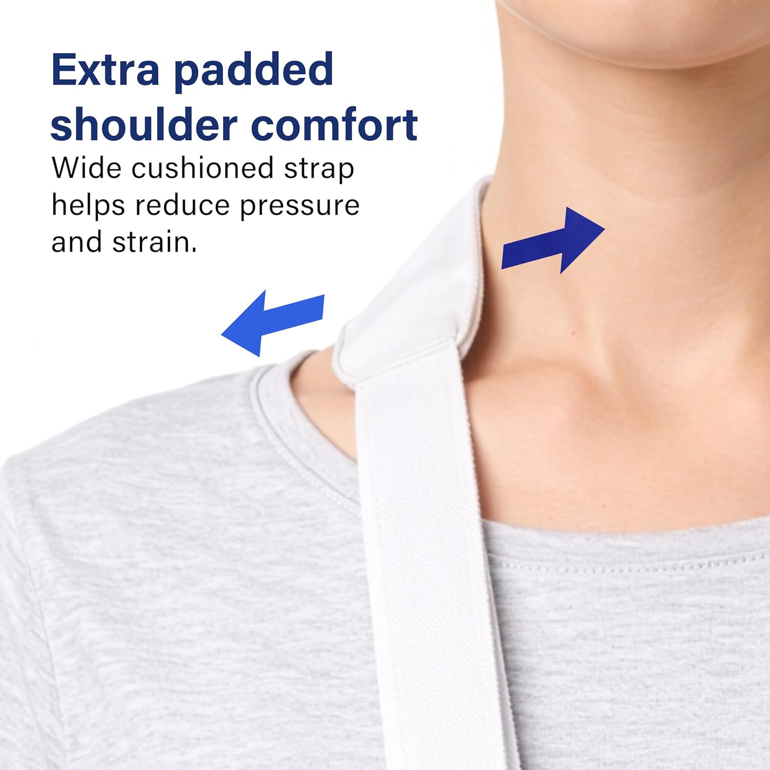 Adjustable Arm Sling Injury Recovery Support Post Surgery Padded Shoulder Adjust