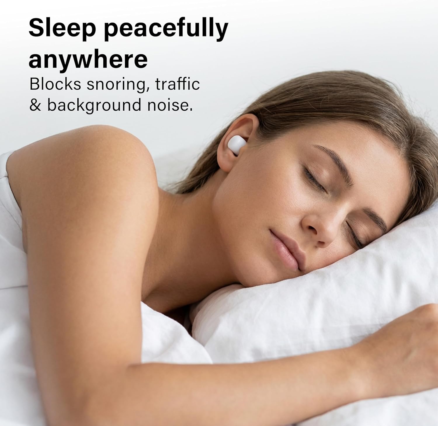 7 Pairs Silicone Sleep Ear Plugs Soft Moldable Reusable High Noise Reduction