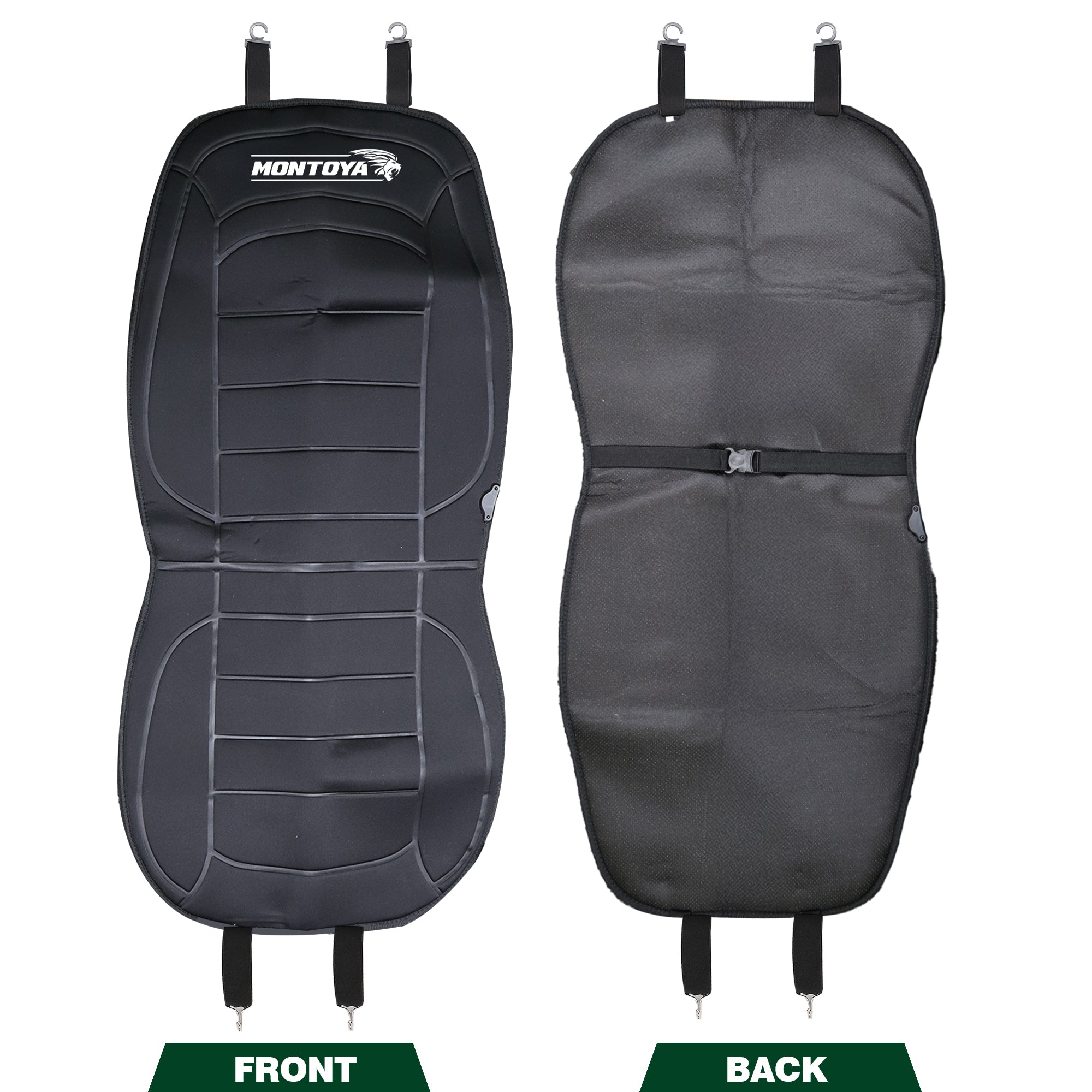 Heated Car Seat Cushion 12V Fast Heating Remote Overheat Protection Universal