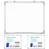 Magnetic Whiteboard Wall Hanging 10 Colour Magnets Marker Pens Memo Notice Board