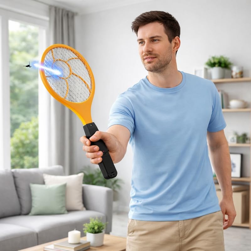 Electric Fly Zapper Killer Swatter Protective Net Layer Pest Control Mosquito