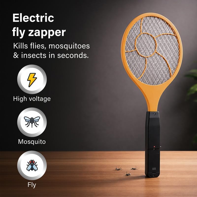 Electric Fly Zapper Killer Swatter Protective Net Layer Pest Control Mosquito