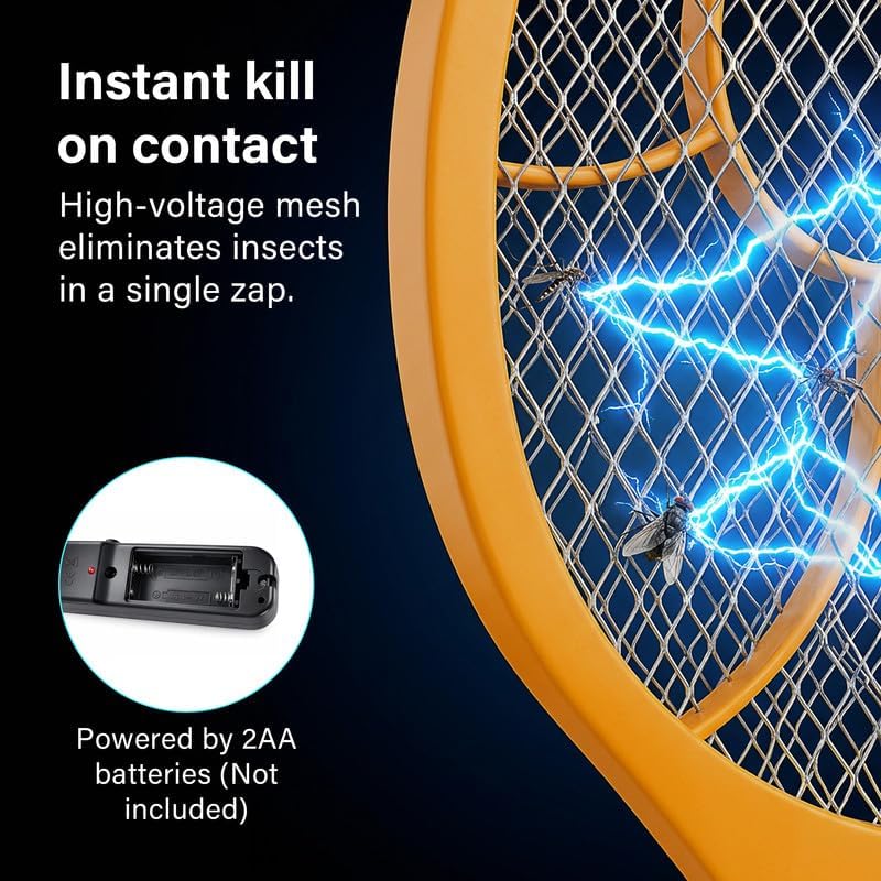 Electric Fly Zapper Killer Swatter Protective Net Layer Pest Control Mosquito