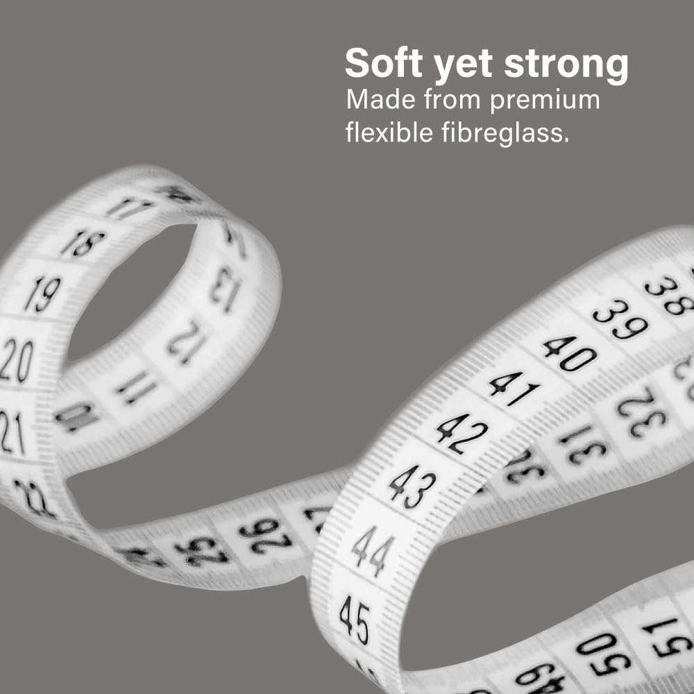 Dual Sided Flexible Measuring Tape 150cm / 60 Inch Soft Scale Body Measure DIY