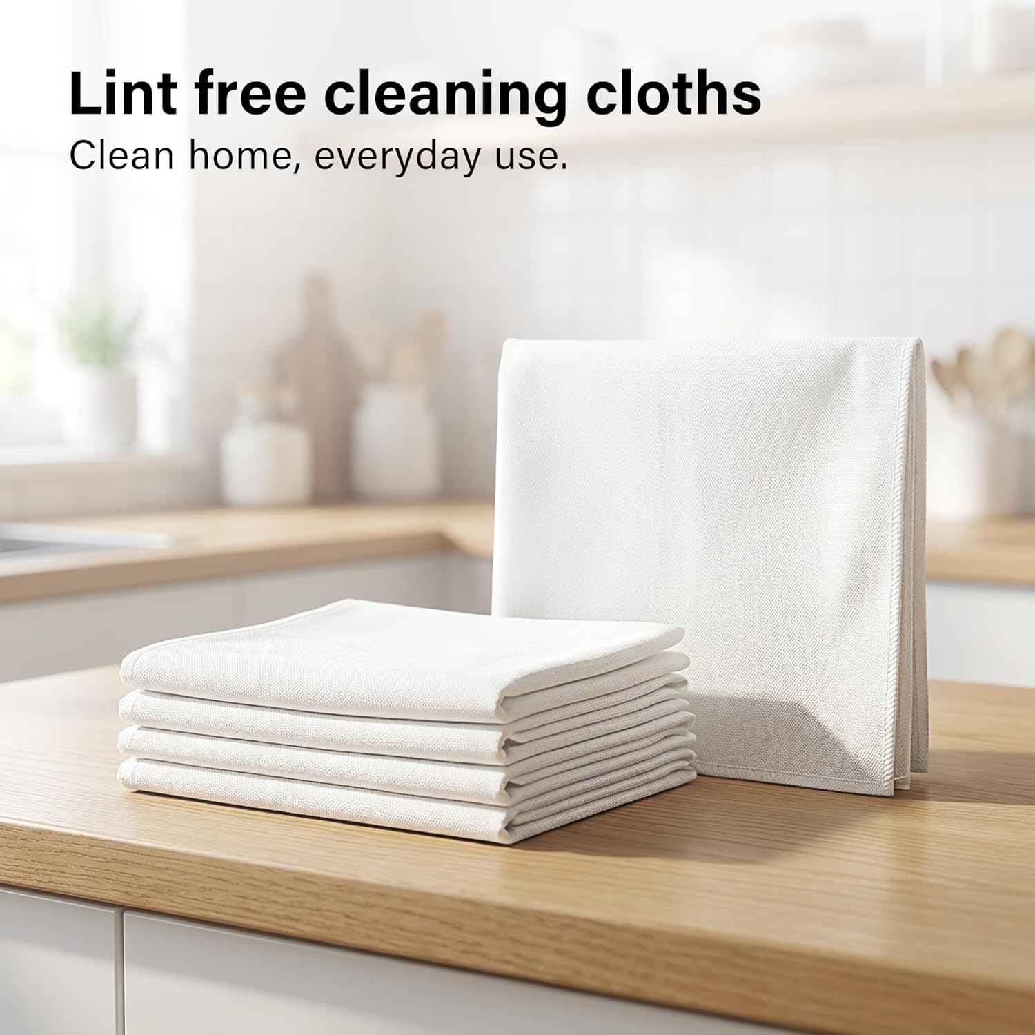 5 Pack Lint Free Cleaning Cloths Soft Streak Free Non Scratch Cleaning Polishing