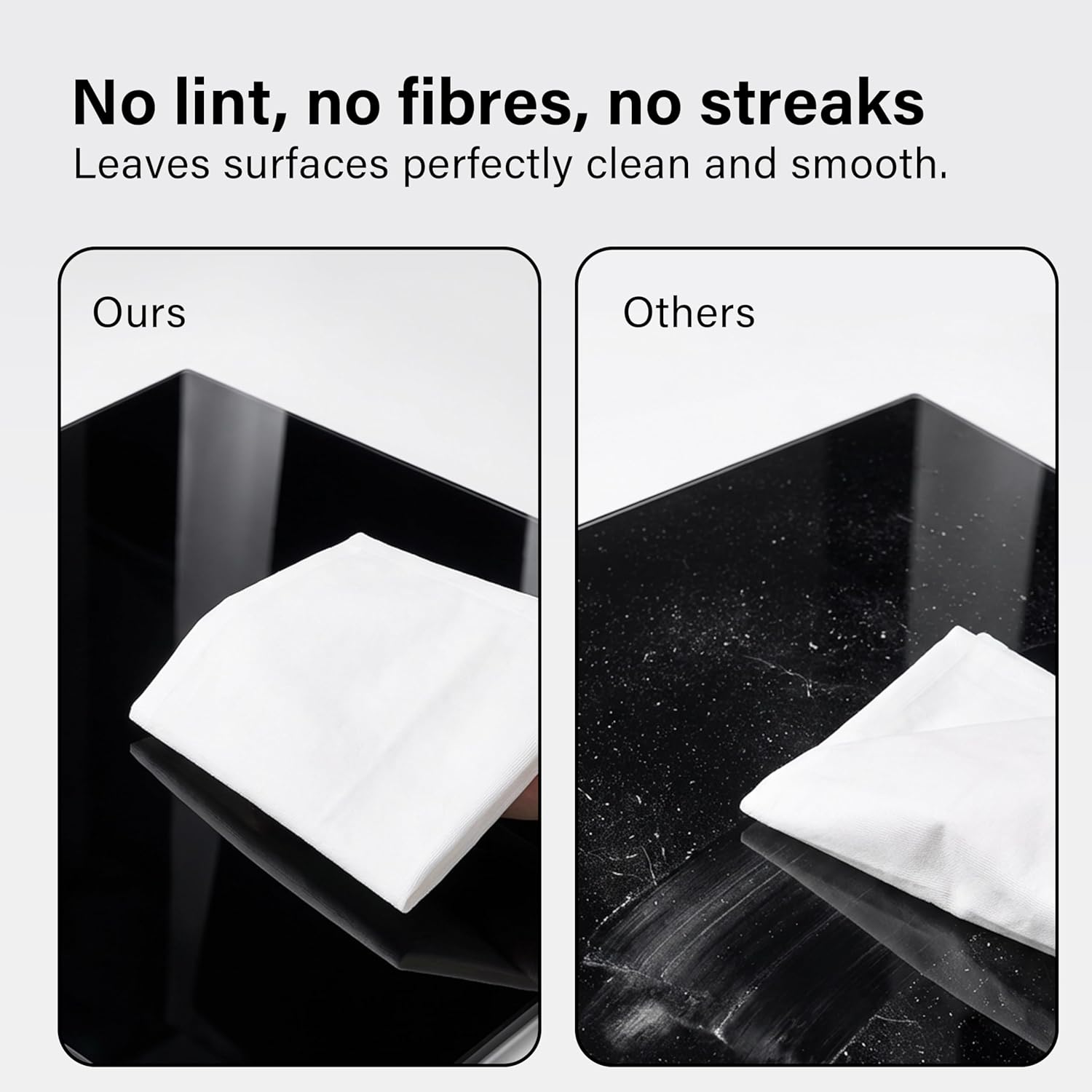 5 Pack Lint Free Cleaning Cloths Soft Streak Free Non Scratch Cleaning Polishing