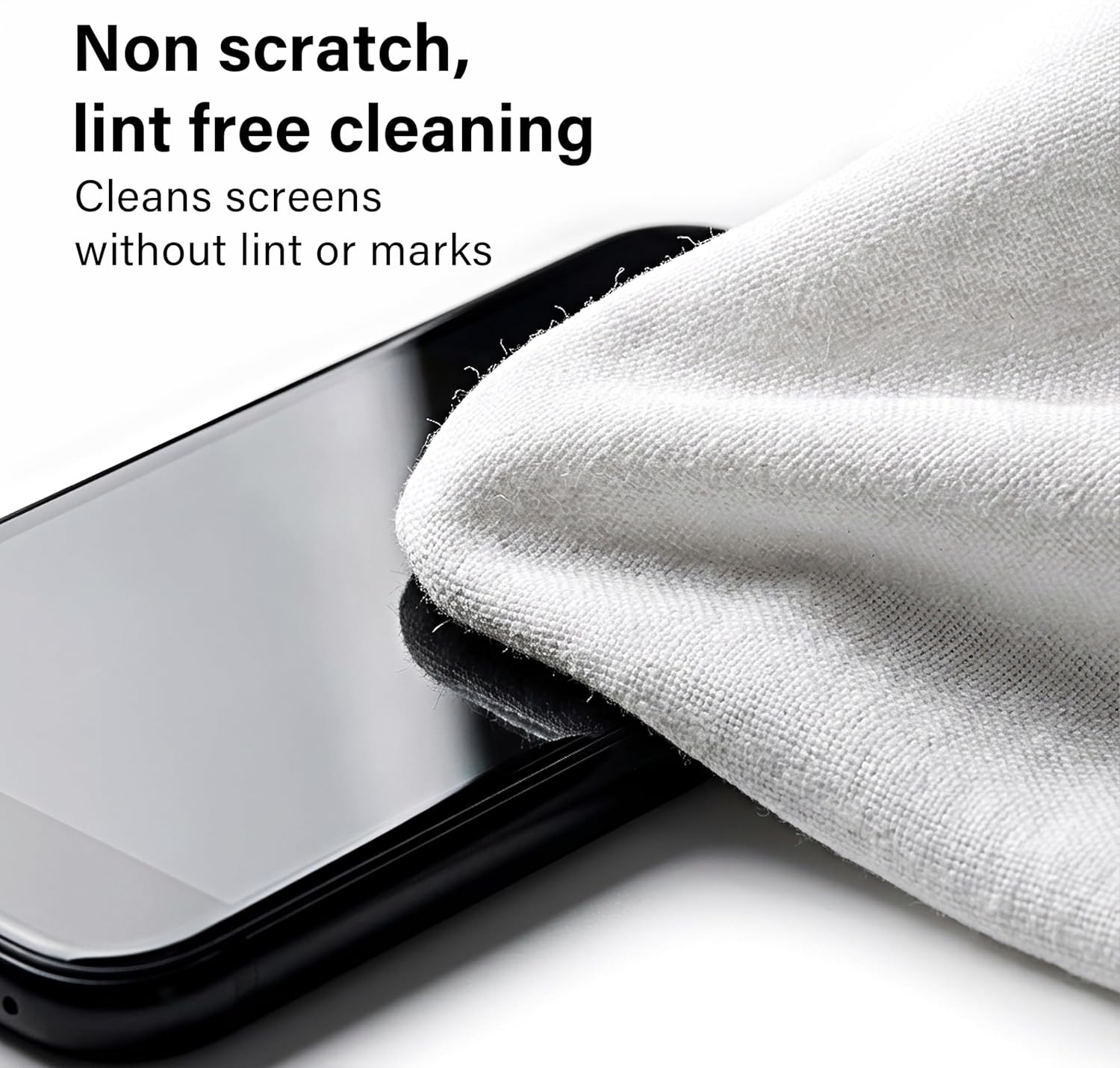 5 Pack Lint Free Cleaning Cloths Soft Streak Free Non Scratch Cleaning Polishing