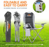 2 Pack Camping Chair Premium Padded Folding Outdoor Seats High Back