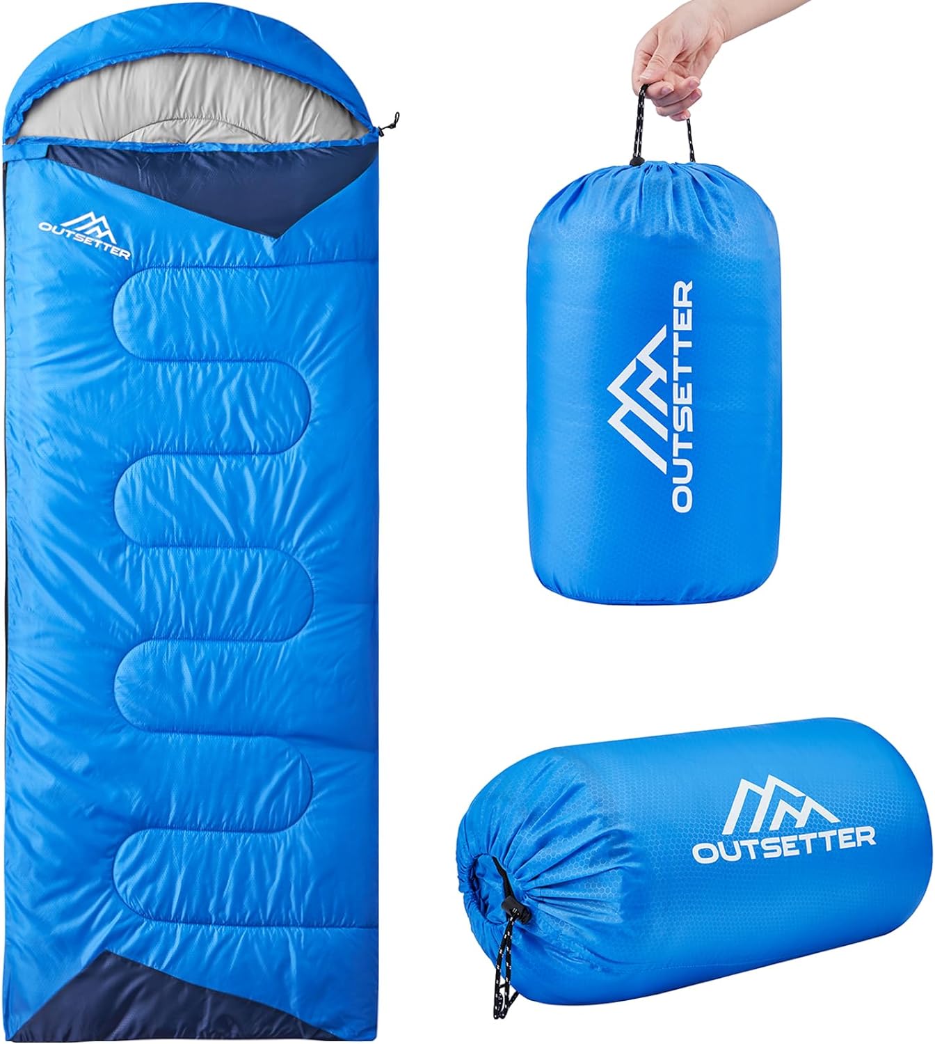 Sleeping Bags Adults 3 Season Backpacking Waterproof Hiking Camping Waterproof