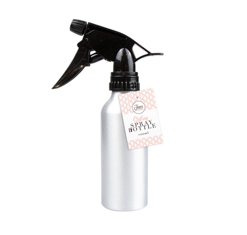 200ml Aluminium Hairdresser Water Bottle Spray Pump Mist Trigger Salon Garden