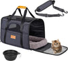 Pet Carrier Travel Bag Foldable Lightweight Cat Dog Top Opening With Handles