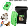 30L Large Pet Food Storage Container Bin Food Scoop Air Tight Seal Feed Seed Box