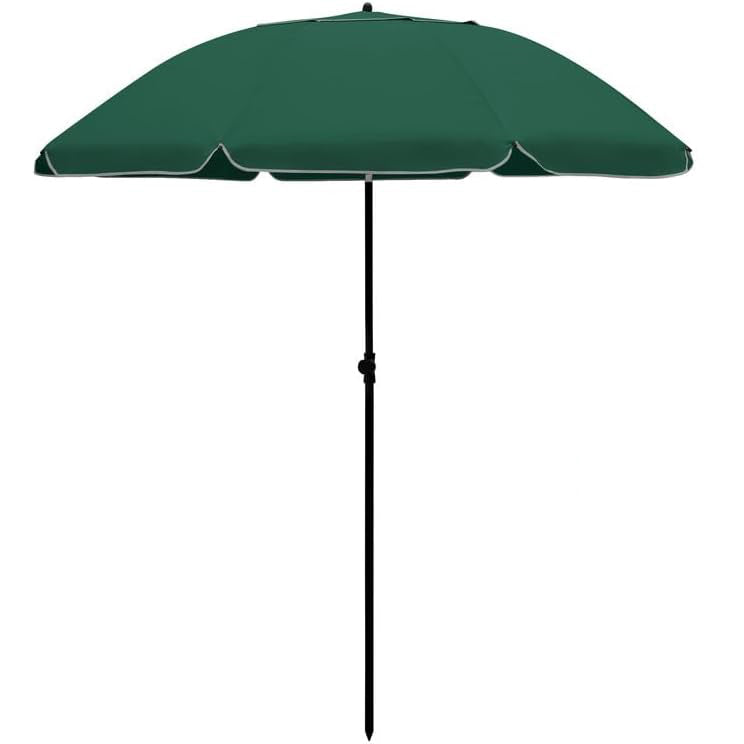 2M Outdoor Garden Parasols Umbrella with Crank Handle Tilting Sunshade UV 30+