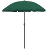 2M Outdoor Garden Parasols Umbrella with Crank Handle Tilting Sunshade UV 30+