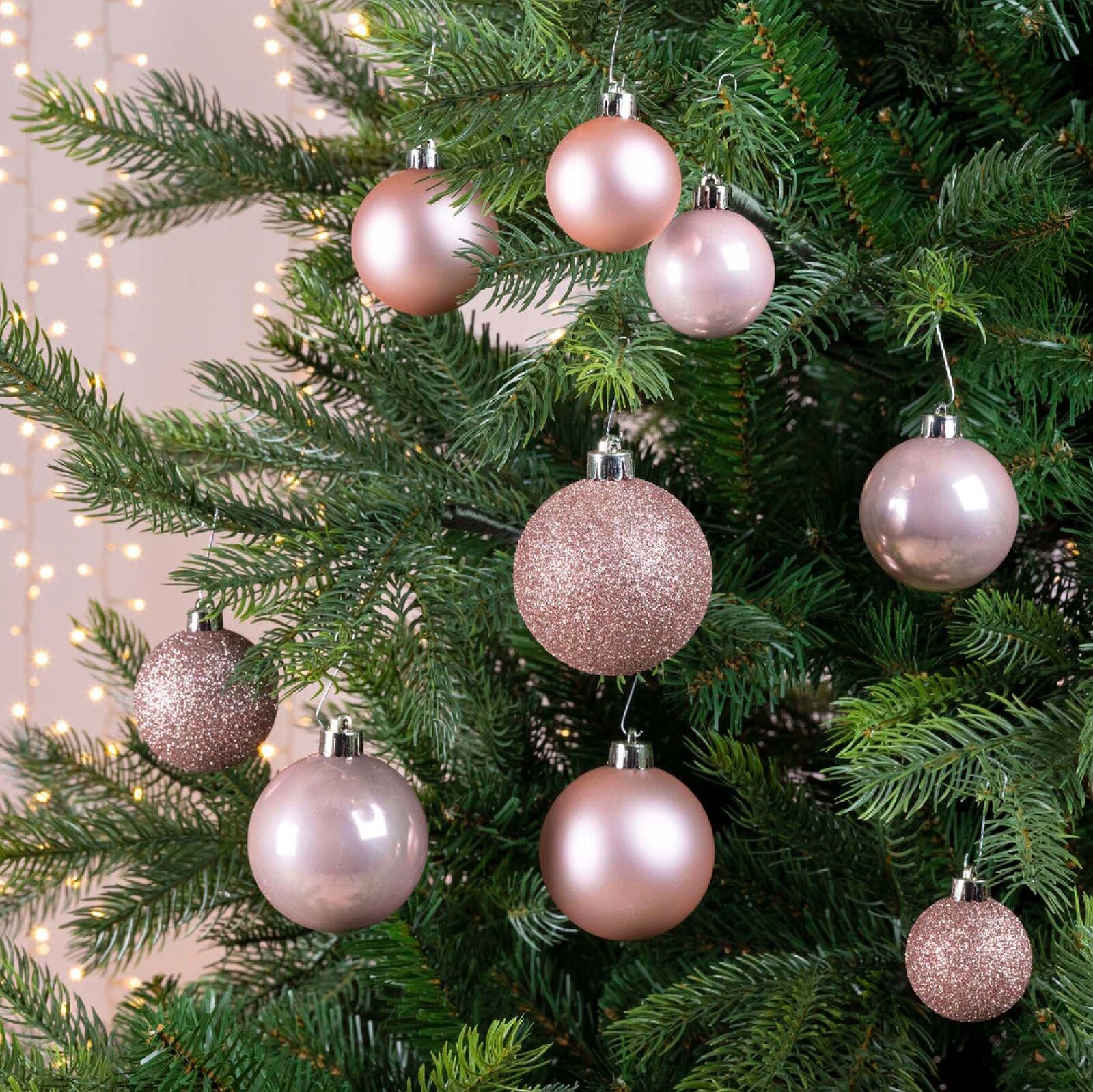 10X Christmas Tree Balls Baubles Xmas Hanging Ornament Home Party Decoration 6CM